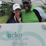 Natalie Cheng-Kai-On and Joe Carter at the 1st Annual Joe Carter & Friends Celebrity Golf Tournament